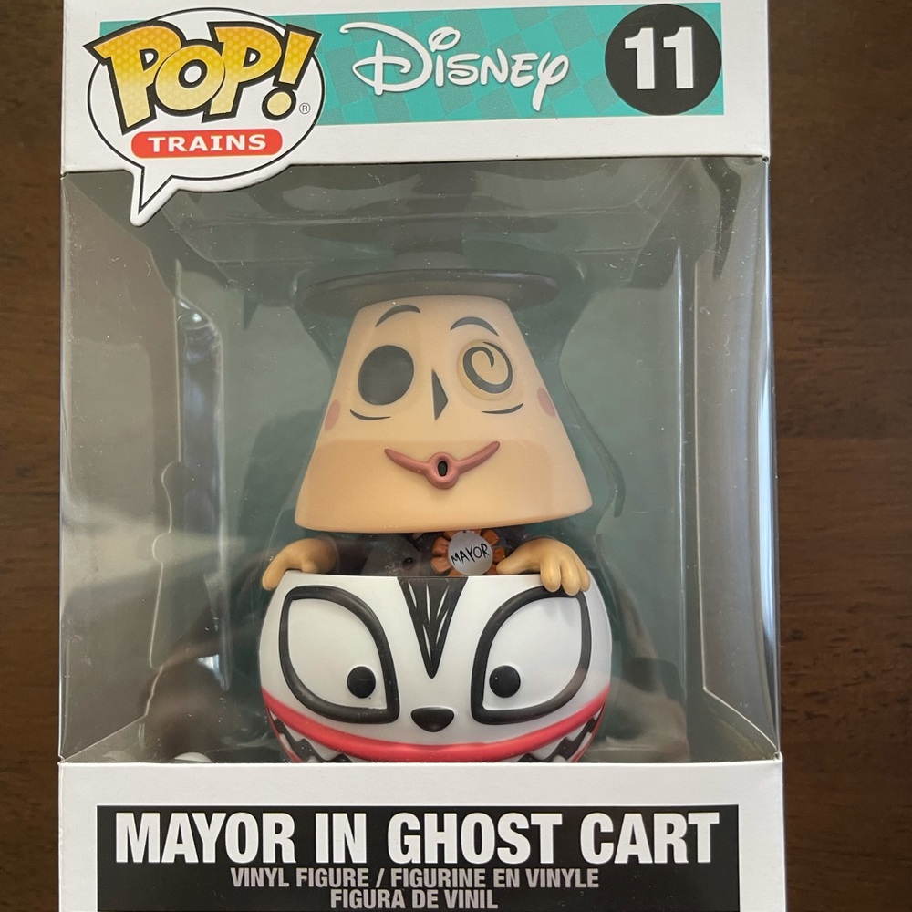 Funko Pop:Nightmare Before Christmas Mayor in Ghost Cart part of train series